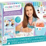 Deal Alert: Make It Real: Rock Tumbler & Polish-Shine Bead Tumbler – 327pc Jewelry Craft Kit, Natural Stone Polishing Machine, Create 8 Bead Bracelets, Tweens-Girls-Kids 8+