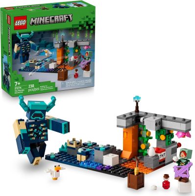 Deal Alert: LEGO Minecraft The Warden Encounter Kids Toy – Collectible Building Set for Boys and Girls 7+- with Silent Ranger Minifigure – Great Birthday Gift for Gamers and Kids Who Love Minecraft Toys – 21274
