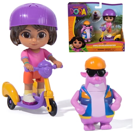 Dora, Zoom & Explore Adventure Pack with Dora & Tico Toy Figures &
