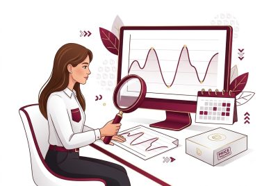 Checking a product price history chart before buying