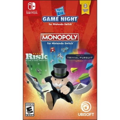 Hasbro Game Night: Monopoly, Risk, Trivial Pursuit - Nintendo Switch