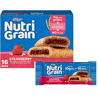 Nutri-Grain breakfast bars from Amazon product page
