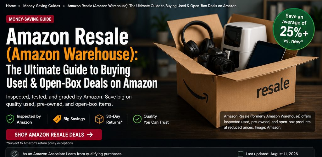 Amazon Resale (Amazon Warehouse): The Ultimate Guide to Used & Open-Box Deals