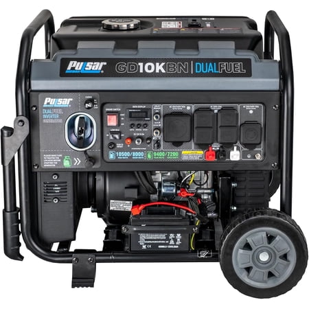Pulsar GD10KBN 10500W Dual Fuel Home Backup Portable Inverter Generator