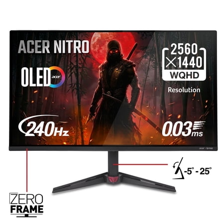 Acer Nitro 27" WQHD (2560 x 1440) QD-OLED Gaming Monitor