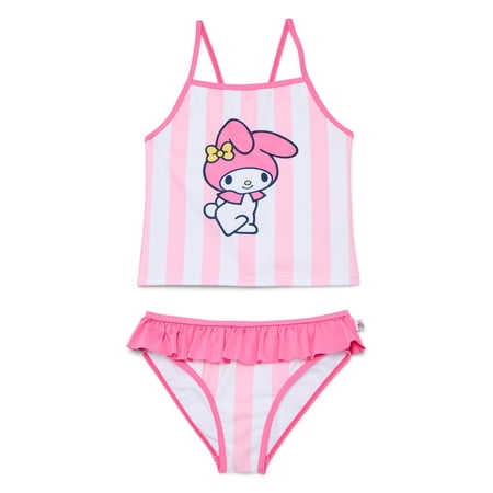 Wonder Nation Girls Hello Kitty My Melody Tankini Top and Bikini