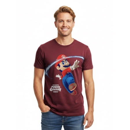 Super Mario Galaxy, Men's & Big Men's Graphic Tee