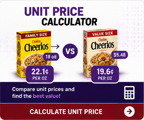 Unit Price Calculator
