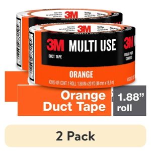 Deal Alert: (2 pack) 3M Duct Tape, Orange, Multi Use, 1.88 in x 20 yd, 1 Roll