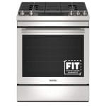 Deal Alert: Maytag – 30 in. Wide 5 burners 6.4 cu. ft. Slide-In Gas Range with Air Fry – Stainless Steel