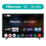 Deal Alert: Hisense 50-Inch Class H5 Series 4K UHD HDR Google Smart TV (50H5BG, 2025 Model) – Dolby Vision Gaming, HDR 10, Motion Rate 120, AI Upscaler, DTS Virtual X, Game Mode Plus, Google Assistant Built-In