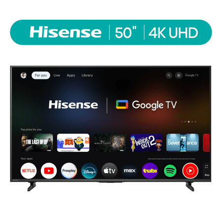 Deal Alert: Hisense 50-Inch Class H5 Series 4K UHD HDR Google Smart TV (50H5BG, 2025 Model) – Dolby Vision Gaming, HDR 10, Motion Rate 120, AI Upscaler, DTS Virtual X, Game Mode Plus, Google Assistant Built-In