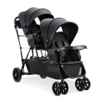 Deal Alert: Joovy Big Caboose Triple Stroller with Rear Bench and Standing Platform, Reclining Seats, Optional Rear Seat, and Two Universal Car Seat Adapters, Jet