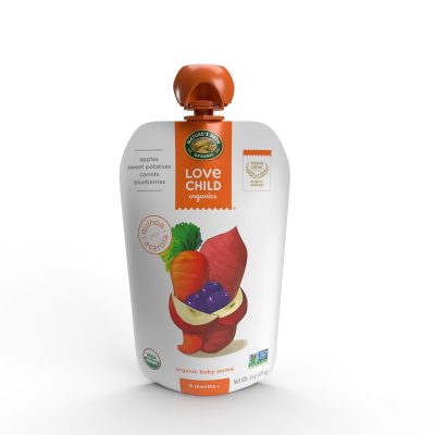Deal Alert: Love Child Organics Superblends Apples, Sweet Potatoes, Carrots + Blueberries Puree, 4 oz (Pack of 12), Non-GMO, by Nature’s Path