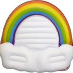 Deal Alert: SWIMLINE Inflatable Swimming Pool Float Ride-On Mattress Lounger Raft – Fun Poolside Relaxation for Crew, Rainbow Island, Multicolor, Large 68″