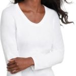 Deal Alert: Hanes Women’s Long Sleeve Cotton T-Shirt, Lightweight Crewneck and V-Neck Tee for Women, Modern Fit