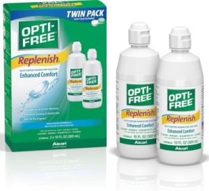 Deal Alert: OPTI-FREE Replenish Multi-Purpose Contact Lens Solution, 10 Fl Oz, 2 Pack