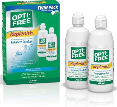 Deal Alert: OPTI-FREE Replenish Multi-Purpose Contact Lens Solution, 10 Fl Oz, 2 Pack