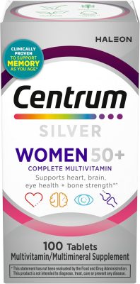 Deal Alert: Centrum Silver Women’s Multivitamin for Women 50 and Over, 100 Tablets