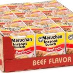 Deal Alert: Maruchan Instant Lunch Ramen Noodles, Beef Flavor – Japanese-Style Instant Noodle Soup, Easy Meal Ready in 3 Minutes – 2.25 Oz. (12 Pack)