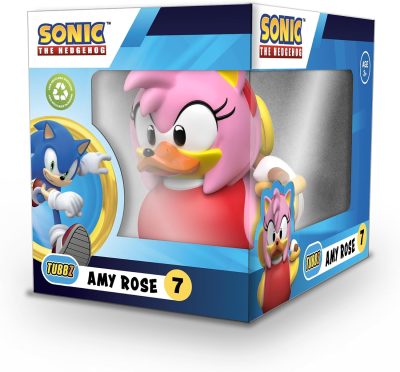 Deal Alert: TUBBZ Boxed Edition Amy Rose Collectible Vinyl Rubber Duck Figure – Official Sonic The Hedgehog Merchandise – TV, Movies & Video Games