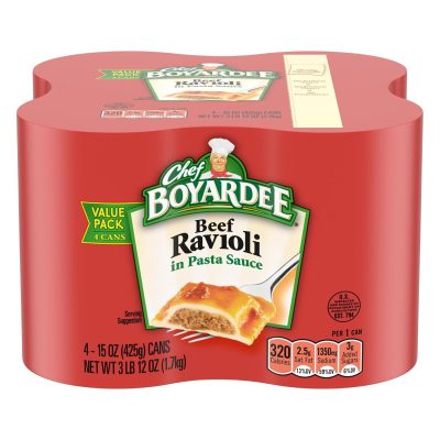 Deal Alert: Chef Boyardee Beef Ravioli, 15 oz, 4 Pack