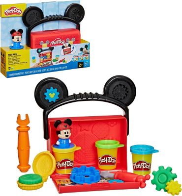 Deal Alert: Play-Doh Disney Junior Mickey Mouse Clubhouse, On-the-Go Garage Mickey Mouse Playset, Arts & Crafts Preschool Toys for Kids 2+