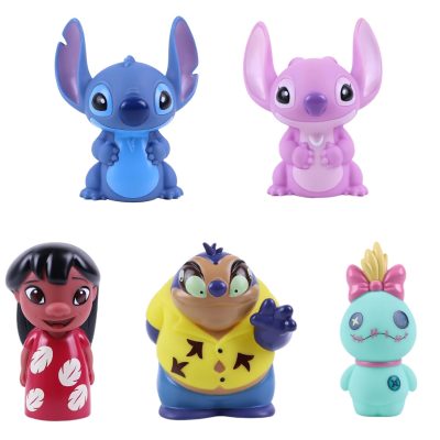 Deal Alert: Disney Stitch – 5 Piece Jumbo Squirter Bucket – Bath Toys for Baby and Toddlers – Includes Organizer Bucket – Store Bath Time Water Toys