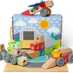 Deal Alert: Melissa & Doug Blockables Vehicles Connectable Wooden Blocks | 42 Pieces, Wooden Building Blocks, Connectors, Play Figures, Vehicle Building Pretend Play, Toddler Toys for Kids, Ages 2+
