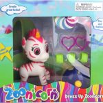 Deal Alert: Zoonicorn Aliel Dress-Up Pink, 5in Interactive Figure with Green Shoes | Includes interchangeable accessories like hats, sunglasses, and bandanas to customize your colorful unicorn character