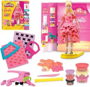 Deal Alert: Play-Doh Barbie Designer Fashion Show Set, Make Doll Clothes with 21 Accessories & Modeling Compound, Kids Arts & Crafts for Girls & Boys, Ages 5+