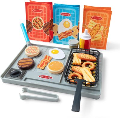 Deal Alert: Melissa & Doug Flip & Fry Grill Play Set with Water Wow!® Kids Kitchen Playset with Color Changing Play Food, Preschool Toys for Girls & Boys Ages 3+