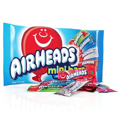 Deal Alert: Airheads Mini Candy Bars, Taffy Variety Pack, 12 oz Bag | Assorted Flavors, Individually Wrapped Bulk Candy, Artficially Flavored