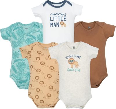 Deal Alert: Hudson Baby Unisex Baby Cotton Bodysuits 5-pack