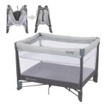 Deal Alert: Baby Trend Comet One Hand Quick-Fold Playard with Hanging Bassinet, Desert Grey