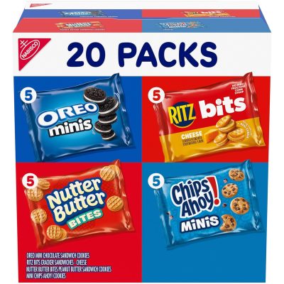 Deal Alert: Nabisco Snacks Variety Pack, 4 Flavors, Cookies & Crackers, 20 Snack Packs
