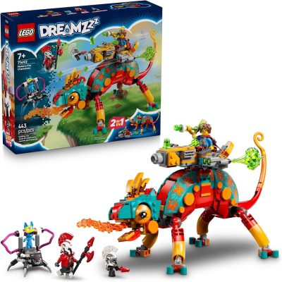 Deal Alert: LEGO DREAMZzz Mateo’s Fire Chameleon Building Toy – Pretend Play Set for Kids, Ages 7+ – Storytelling Toy for Boys & Girls – 2 Construction Modes for Pretend Play – Gift Idea for Birthdays – 71492