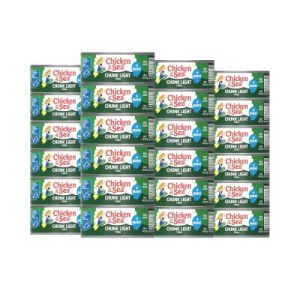 Deal Alert: Chicken of the Sea Wild Caught Chunk Light Tuna, 5 Ounce Cans, 24-Count – High Protein 100% Classic Chunk Tuna in Water – Delicious, Easy, Nutritious Ready to Eat Meals