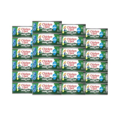 Deal Alert: Chicken of the Sea Wild Caught Chunk Light Tuna, 5 Ounce Cans, 24-Count – High Protein 100% Classic Chunk Tuna in Water – Delicious, Easy, Nutritious Ready to Eat Meals