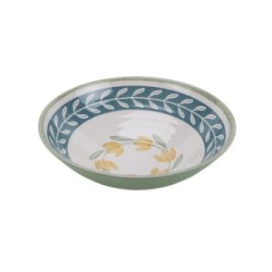 Deal Alert: Better Homes & Gardens 4.9 qt Round Floral Green Reusable Dishwasher-Safe Bamboo Melamine Plastic Serving Bowl
