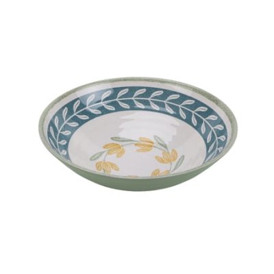 Deal Alert: Better Homes & Gardens 4.9 qt Round Floral Green Reusable Dishwasher-Safe Bamboo Melamine Plastic Serving Bowl