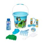 Deal Alert: Little Kids Bluey Summer Fun Set. Bluey 7PC Beach Bucket.