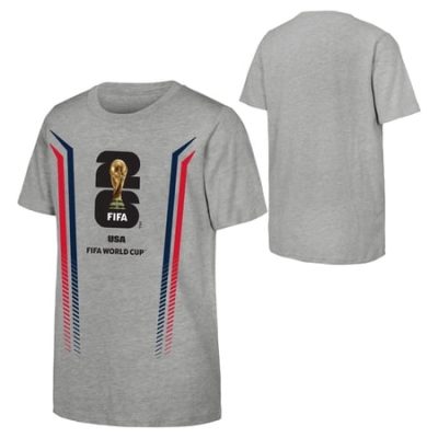 Deal Alert: FIFA World Cup 2026 Men’s Gray Stripe USA Soccer Graphic Tee