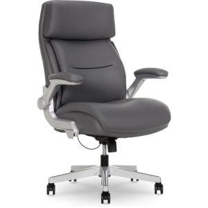 Deal Alert: Shaquille O’Neal Cenzo Ergonomic Big and Tall Office Chair ,Flip-Up Arms PureSoft Upholstery High-Back Desk Chair with 400 lb Capacity, Gray