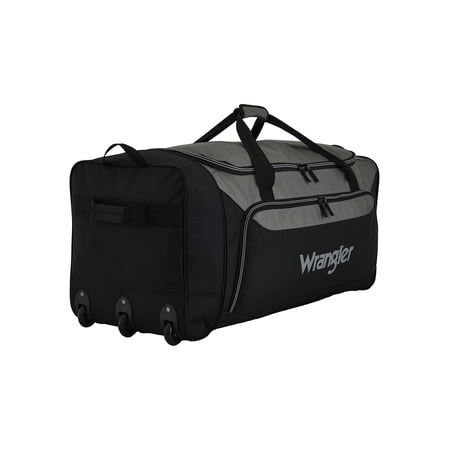 Deal Alert: Wrangler 36-inch Jumbo Collapsible 3-Wheel Rolling Locker Duffel, Black