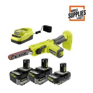 Deal Alert: ONE+ 18V Cordless 1/2 in. x 18 in. File Sander Kit with (2) 4.0 Ah Batteries, 2.0 Ah Battery, and Charger