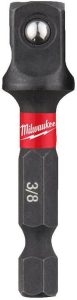 Milwaukee 48-32-5031 Shockwave Steel Impact Duty 1/4 Inch Hex Shank to 3/8 Inch Square Socket Adapter Deal at Amazon