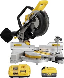DEWALT 20V MAX XR 10 in. Double Bevel Fixed Miter Saw Kit (DCS714WW1) Deal at Amazon