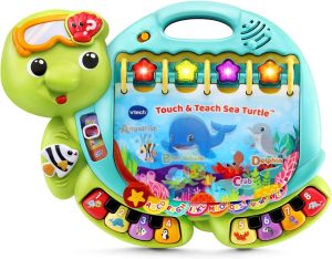 VTech Touch and Teach Sea Turtle Interactive Learning Book, Green Deal at Amazon