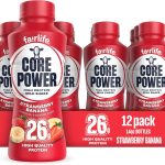 Core Power Fairlife 26g Protein Milk Shakes, Ready To Drink for Workout Recovery, Strawberry Banana, 14 Fl Oz (Pack of 12) Deal at Amazon